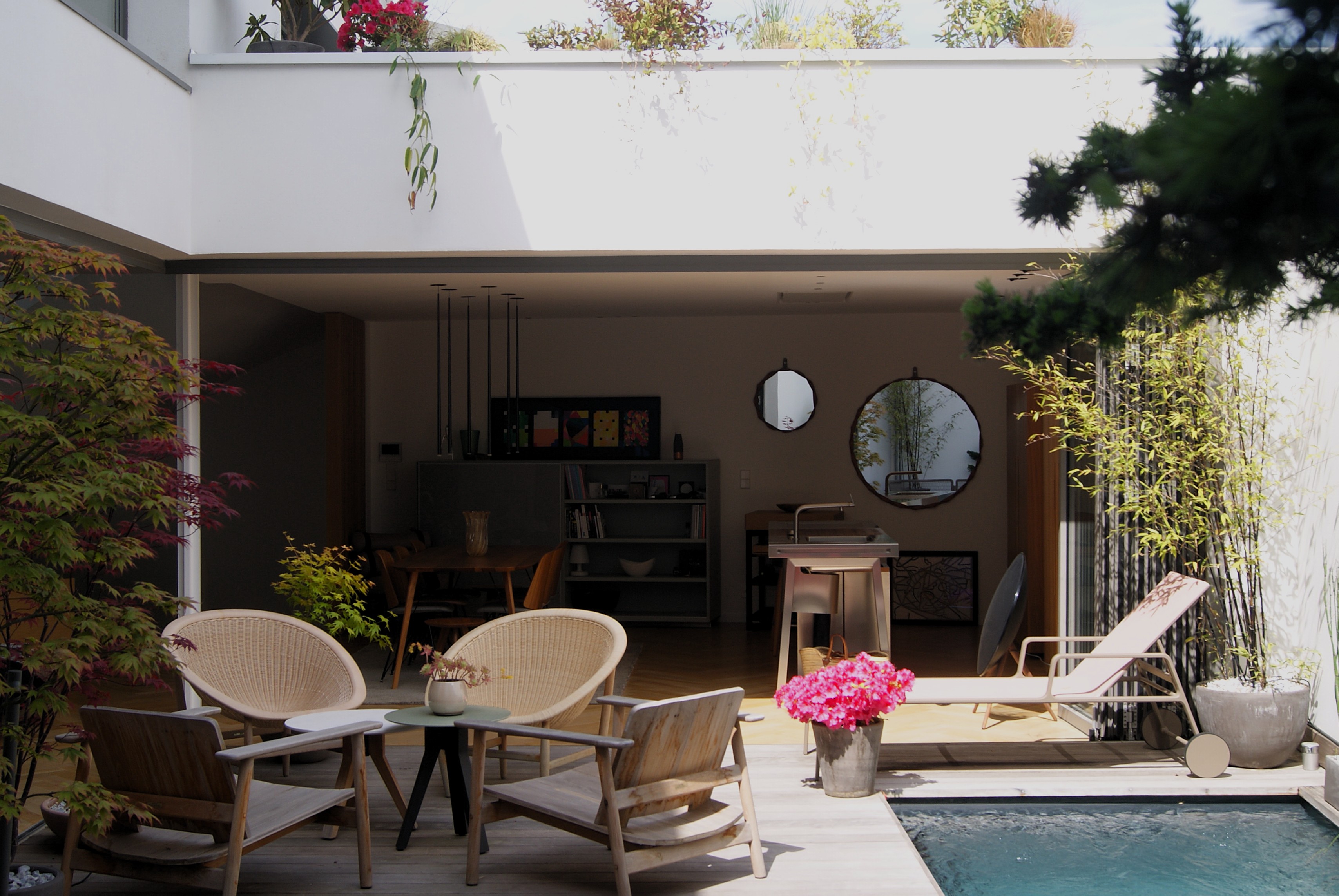 Création jardin terrasse bois Toulouse — Urbanessence
